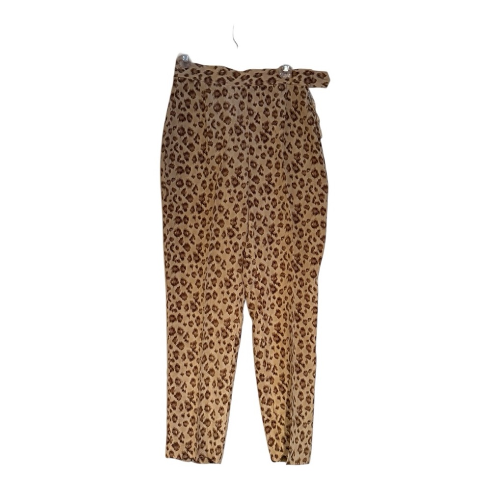 Liz‎ Claiborne Collection Leopard Print Silk Pants Size 8 - Picture 3 of 7